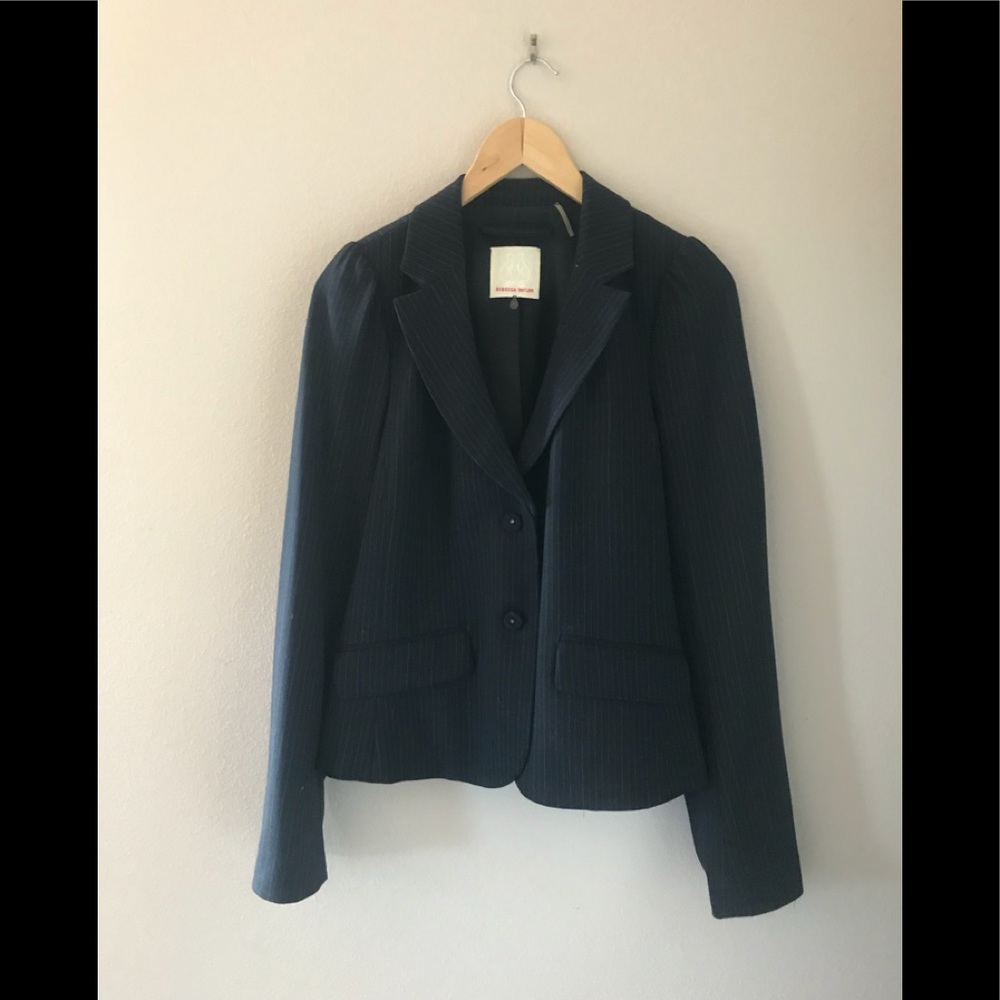 Blazer navy blue pinstripe
